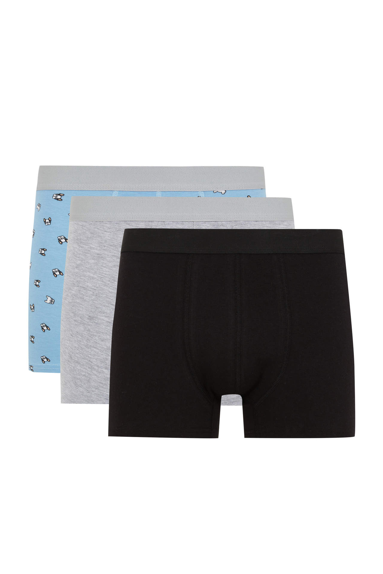 DEFACTO 3 Piece Regular Fit Knitted Boxer