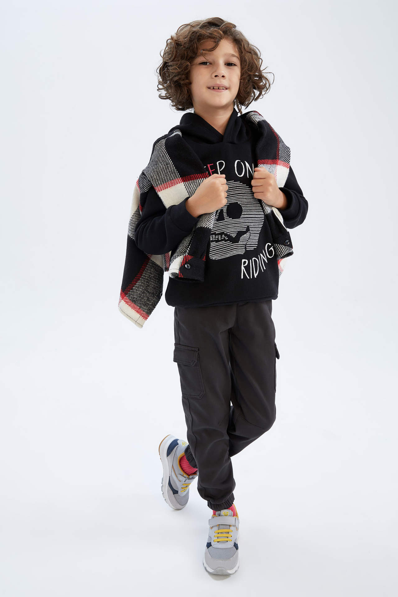 DEFACTO Cargo Jogger Wowen Fabrics Trousers