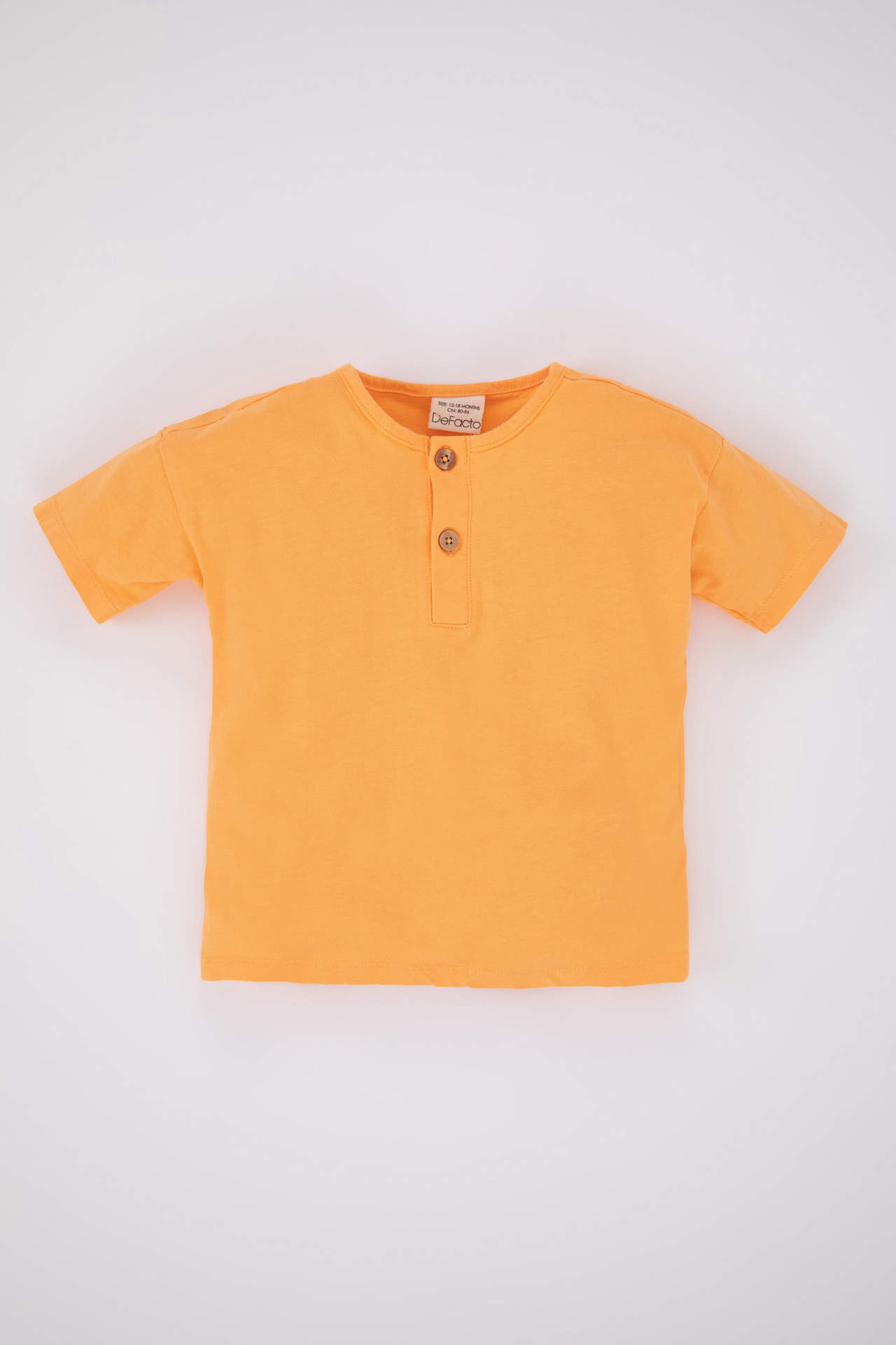 Levně DEFACTO Baby Boy Combed Cotton Short Sleeve T-Shirt