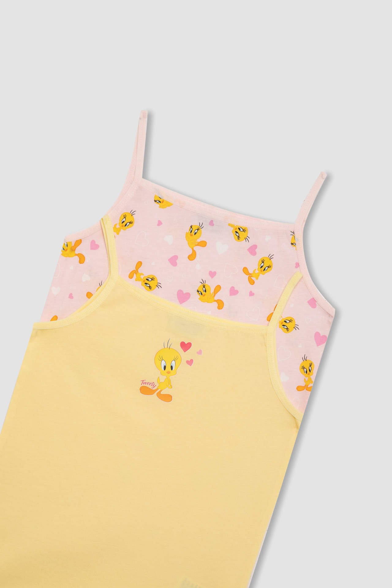 DEFACTO Girl 2 piece Regular Fit Looney Tunes Licensed Undershirt