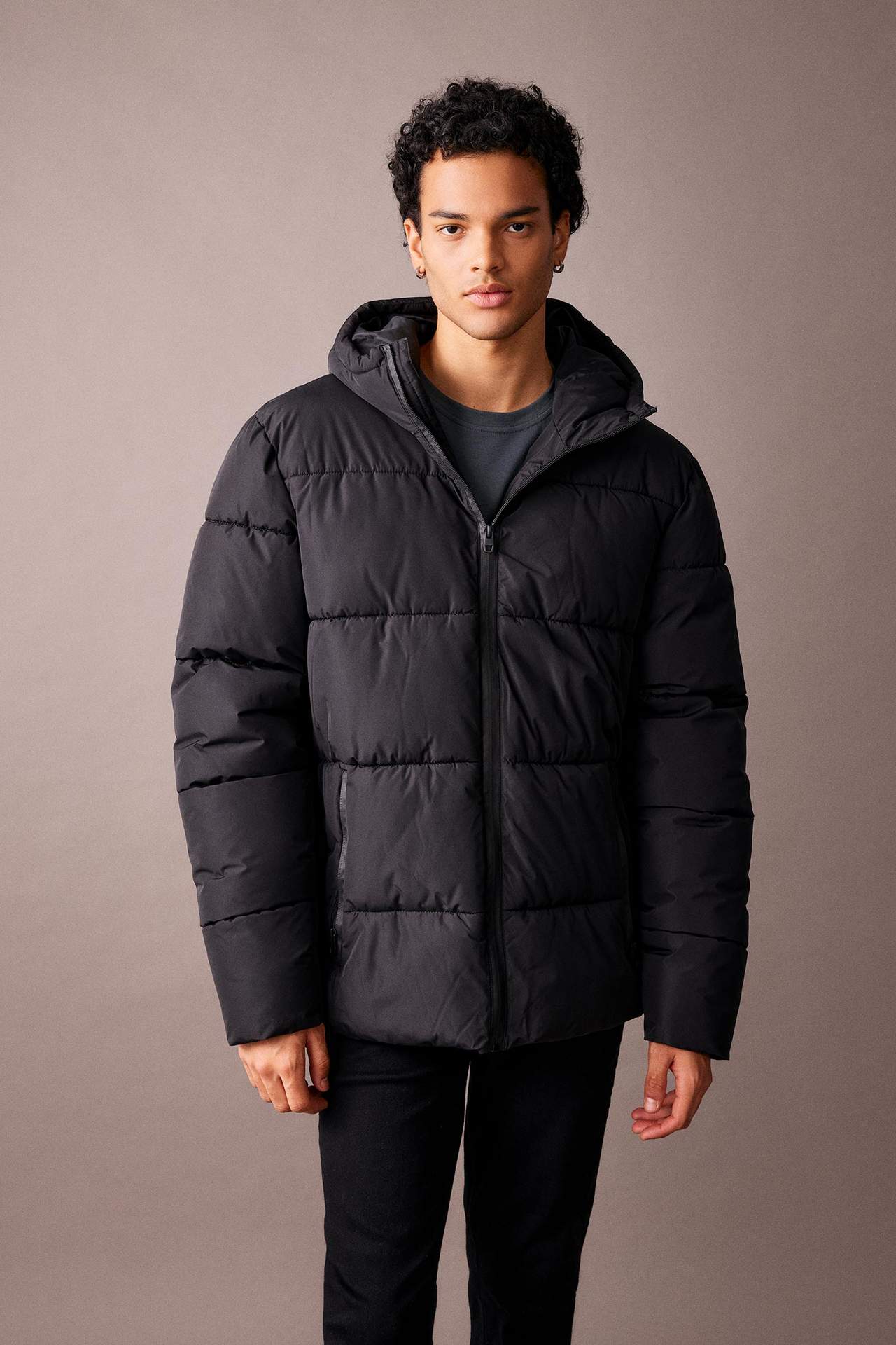 DEFACTO Regular Fit Recycled Filling Puffer Jacket