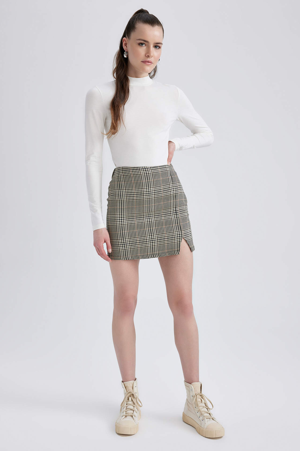 Levně DEFACTO Woven Skirt
