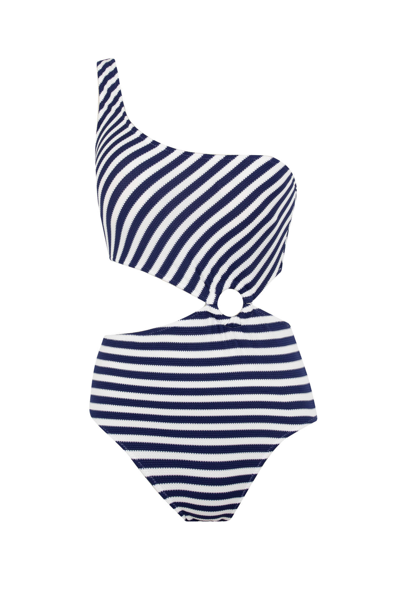 Levně DEFACTO Regular Fit Striped Swimsuit