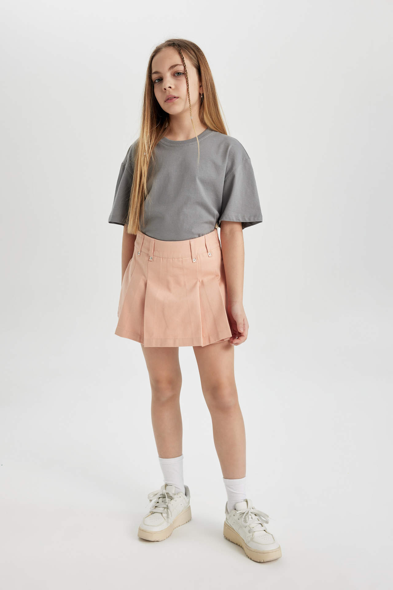 Levně DEFACTO Girl Gabardine Regular Fit Skirt