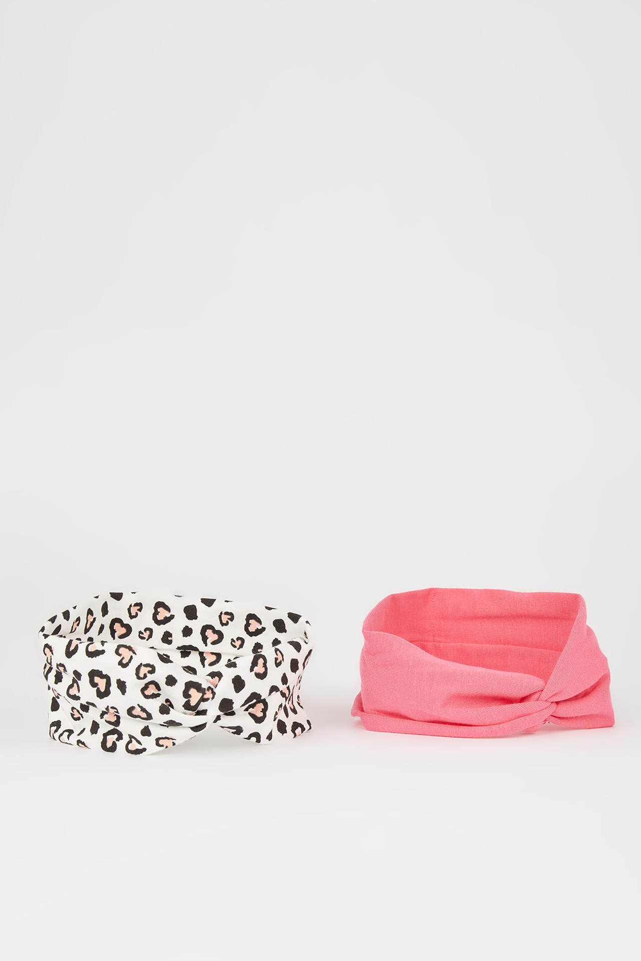 DEFACTO Baby Girl Leopard Pattern 2-Pack Headband