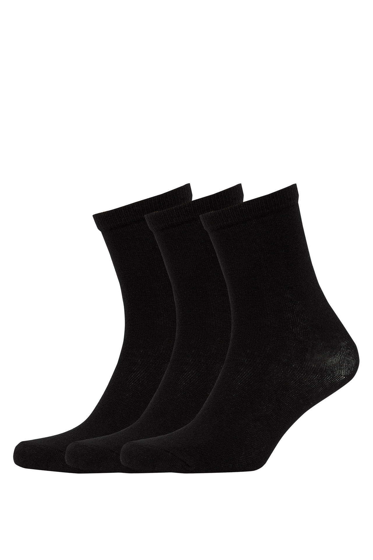 Levně DEFACTO Women's Cotton 3 Pack Long Socks