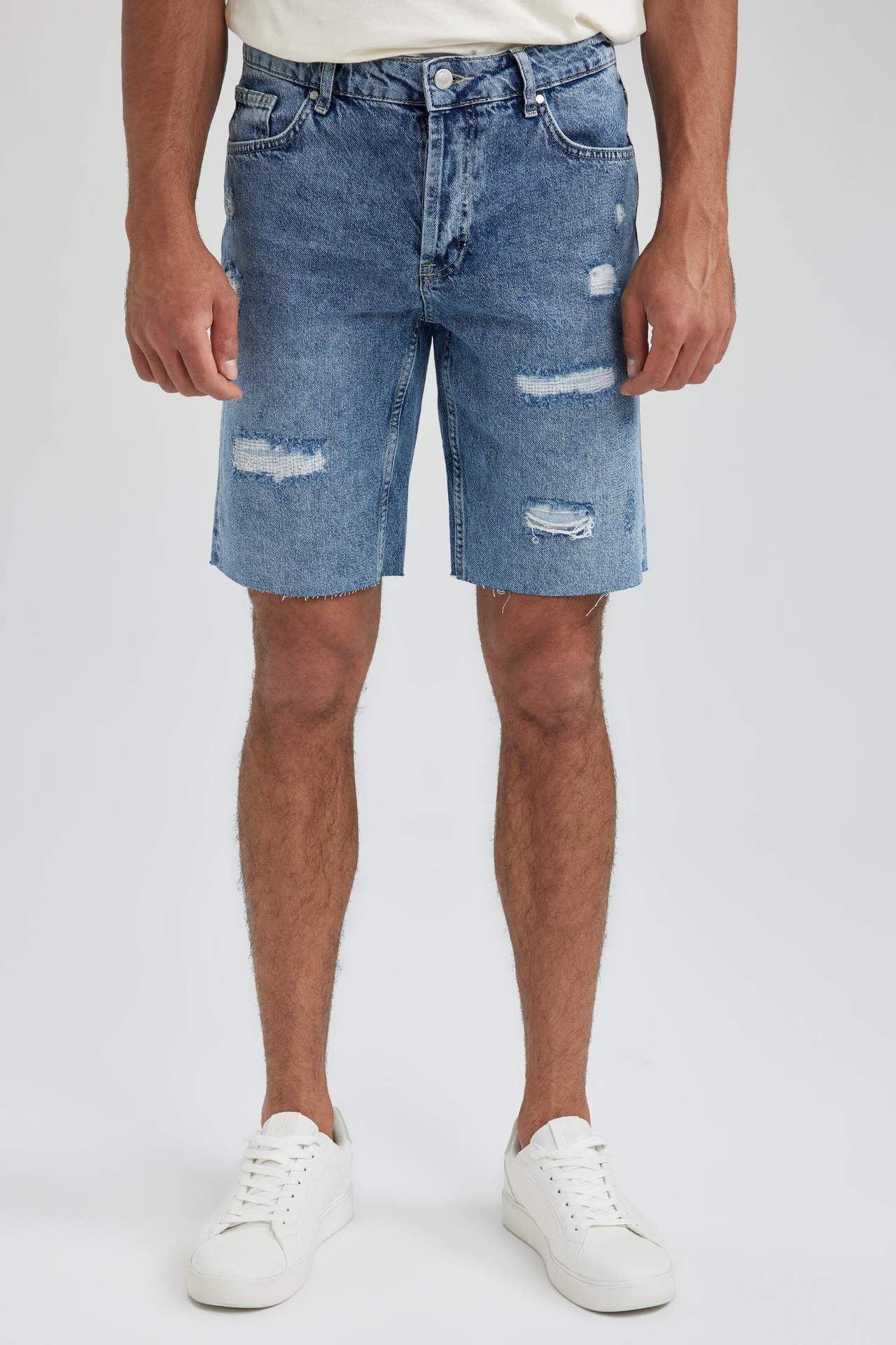 DEFACTO Slim Fit Jeans Bermuda