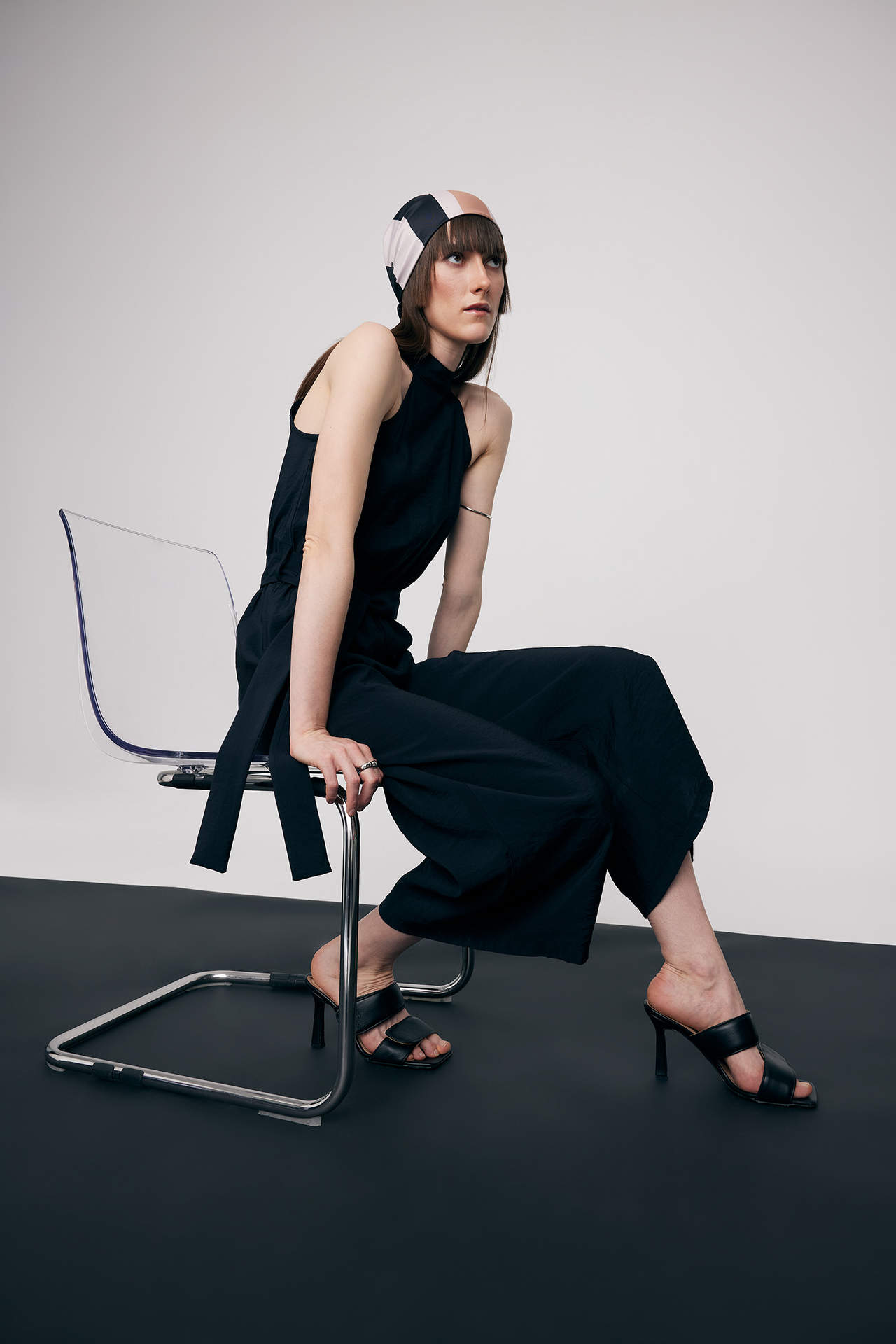 DEFACTO Halter Collar Ayrobin Sleeveless Jumpsuit