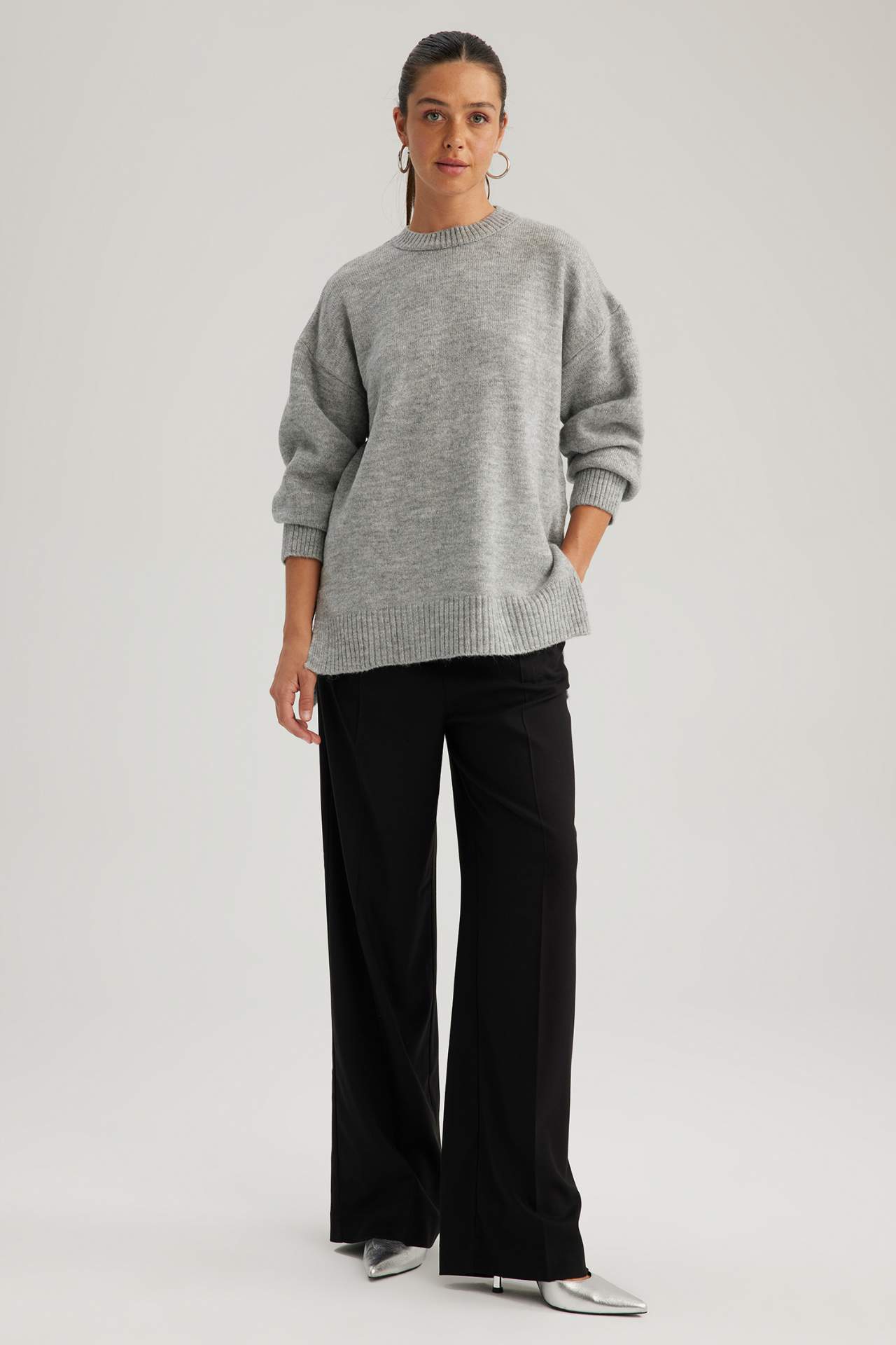 Tunica DEFACTO Relax Fit Crew Neck