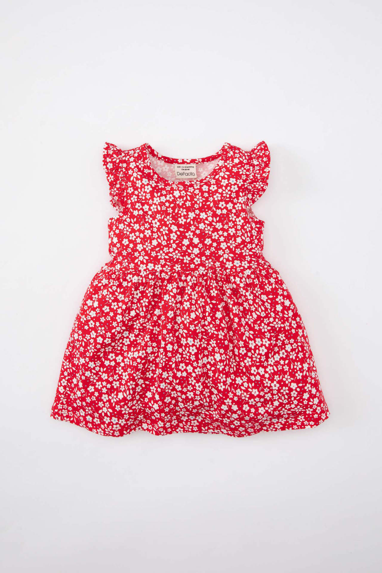 DEFACTO Baby Girl Patterned Sleeveless Dress