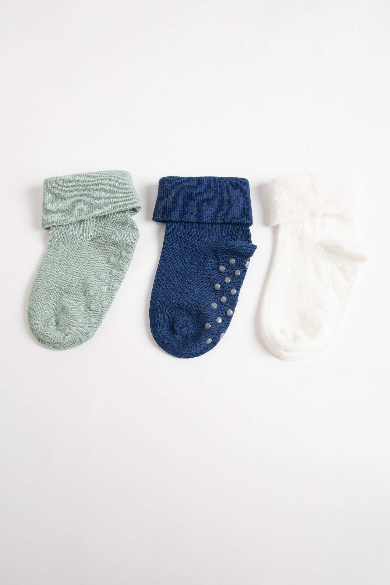 Levně DEFACTO Baby Boy 3 piece Long sock