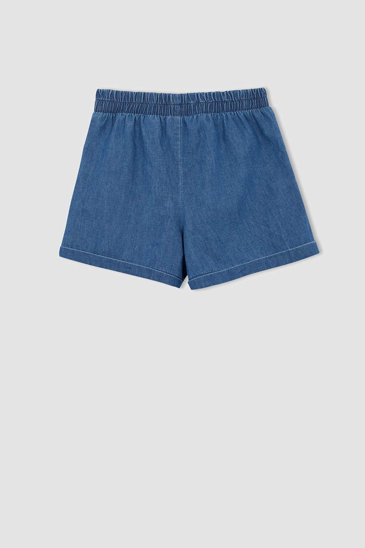 DEFACTO Girl Elastic Waisted Jean Shorts