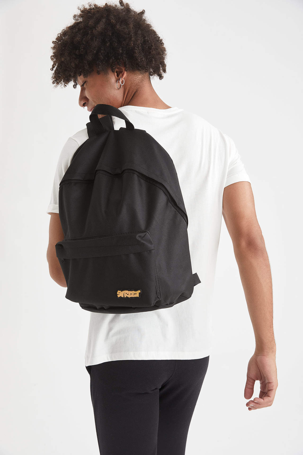 DEFACTO Street Printed Backpack with Laptop Compartment