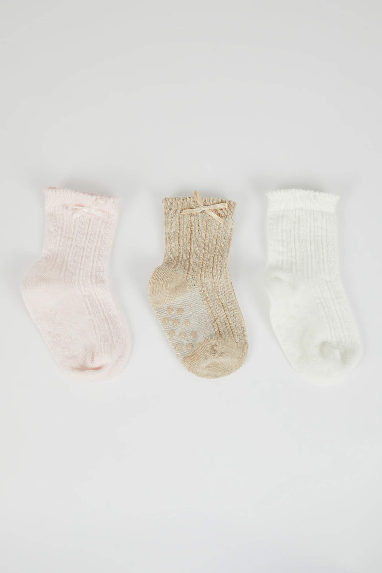DEFACTO Baby Girl 3-pack Cotton Long Socks