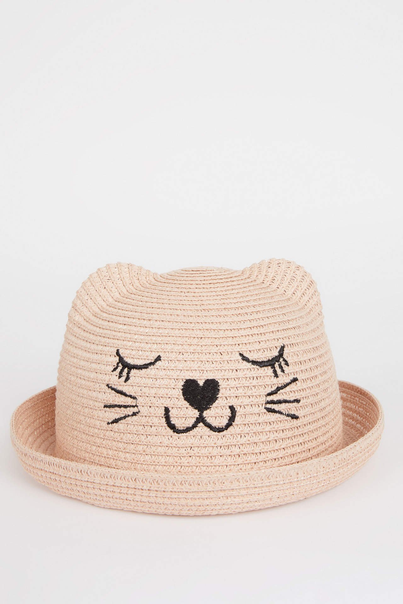 DEFACTO Girl Embroidered Straw Hat