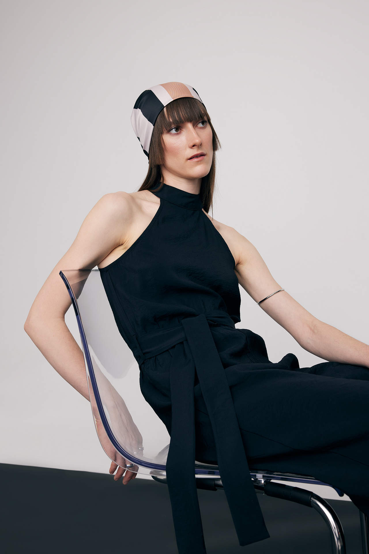 DEFACTO Halter Collar Ayrobin Sleeveless Jumpsuit