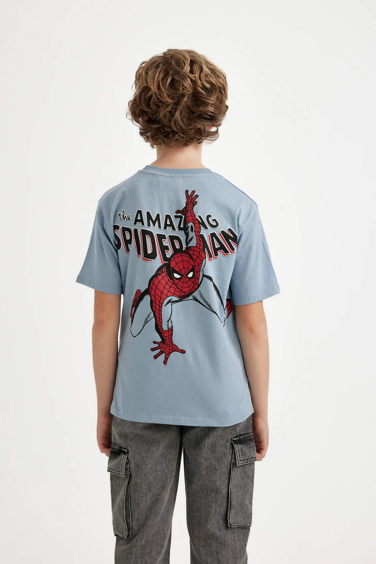 Levně DEFACTO Boy Marvel Comics Regular Fit Crew Neck Jersey T-Shirt
