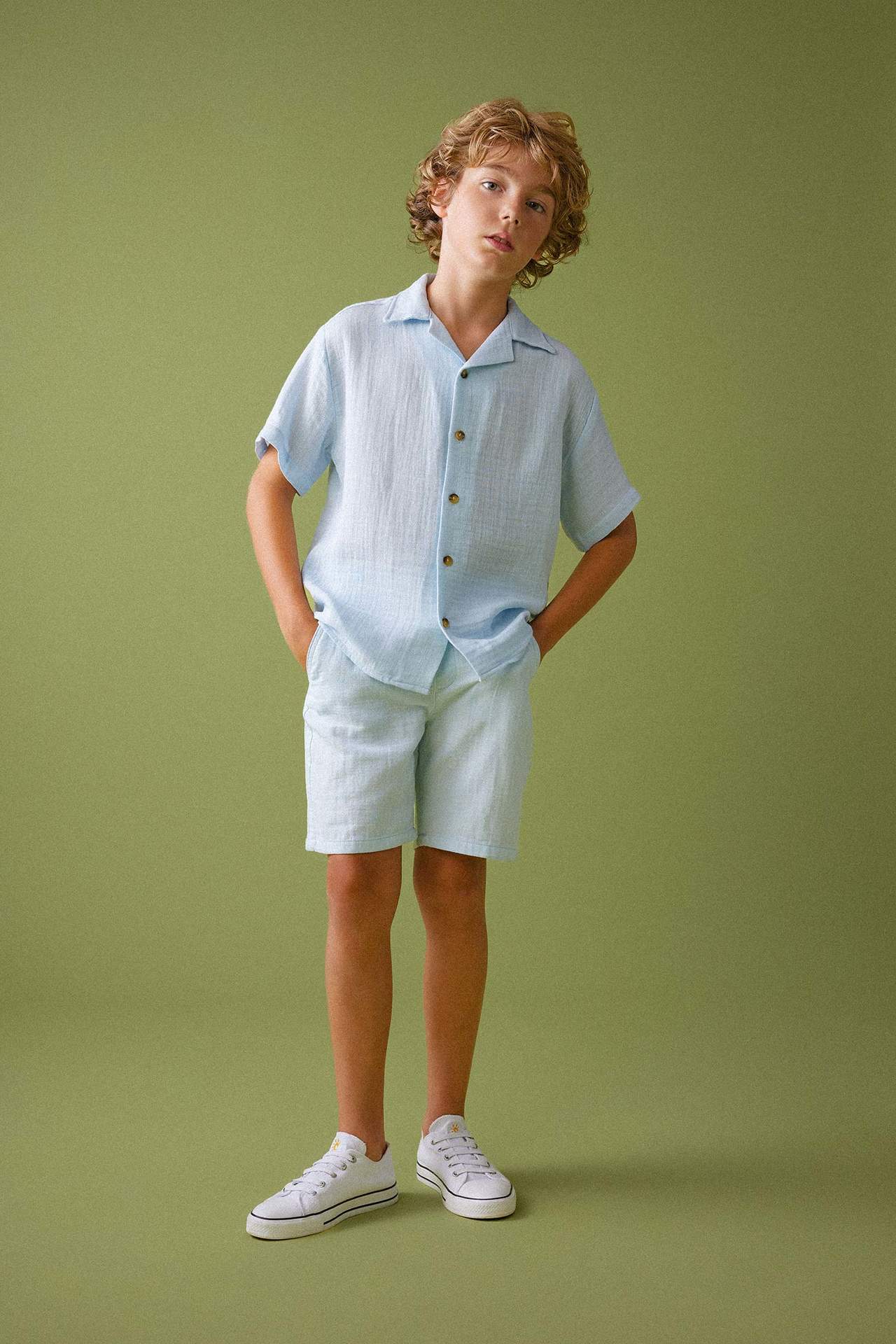 Levně DEFACTO Boy Muslin Shorts