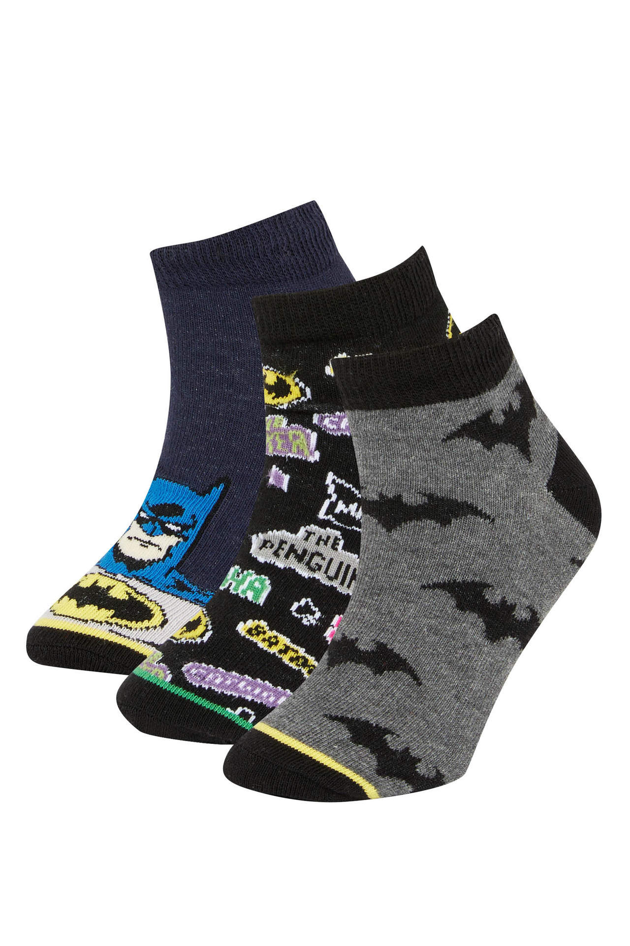 Levně DEFACTO Boy Batman Licence 3 piece Short sock