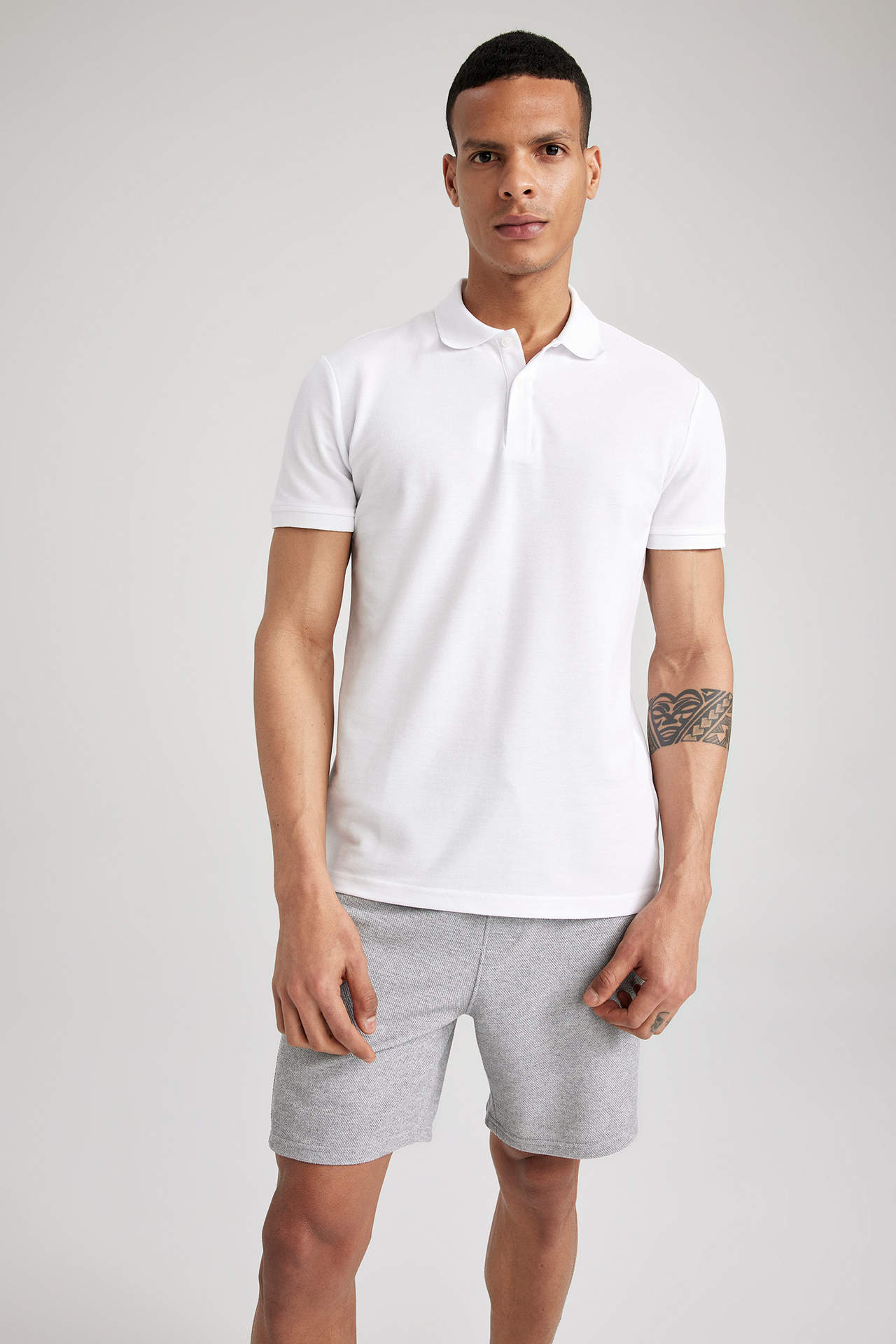 Defacto Fit Slim Fit Polo Neck Polo T-Shirt