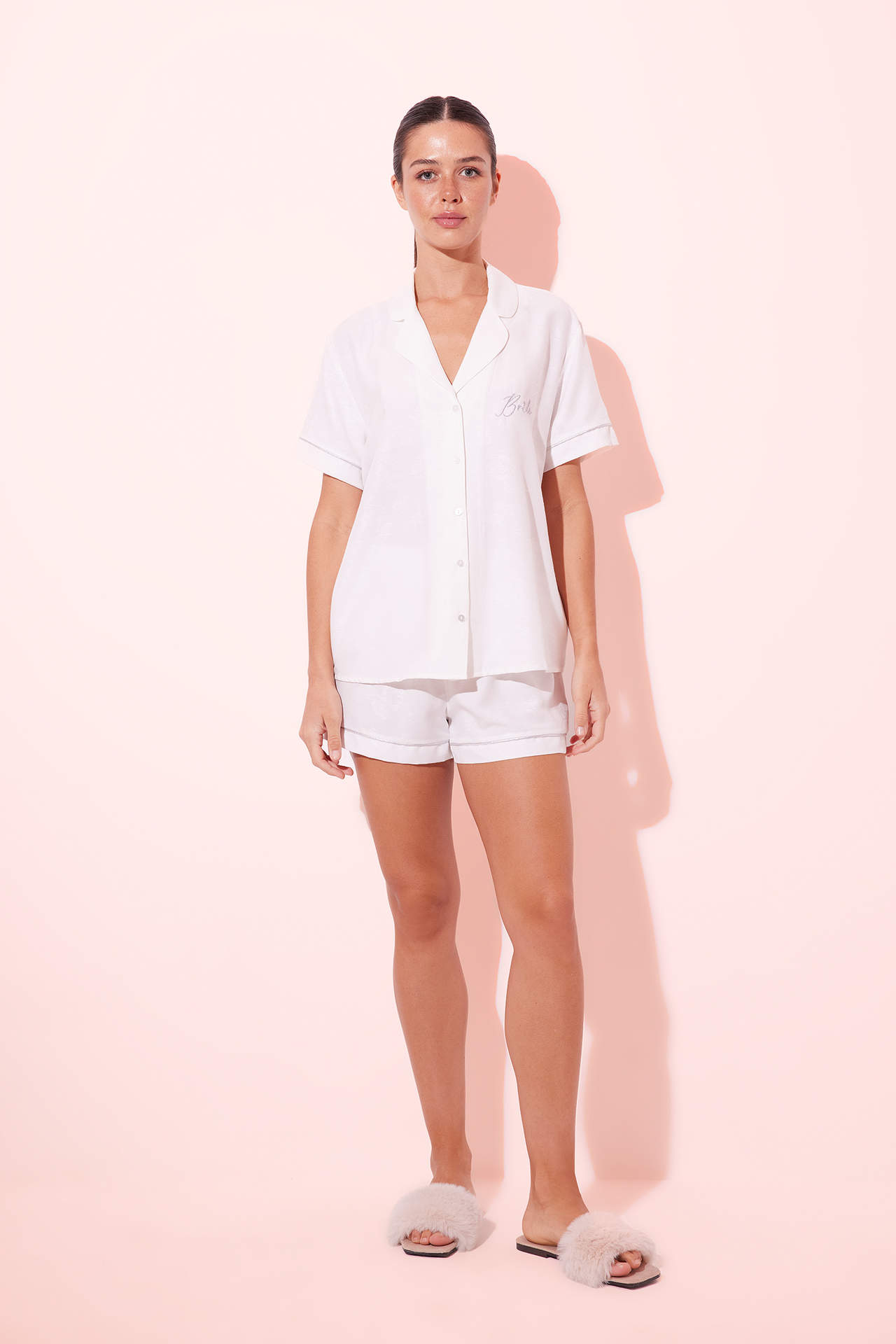 DEFACTO Regular Fit Satin Short Bottom