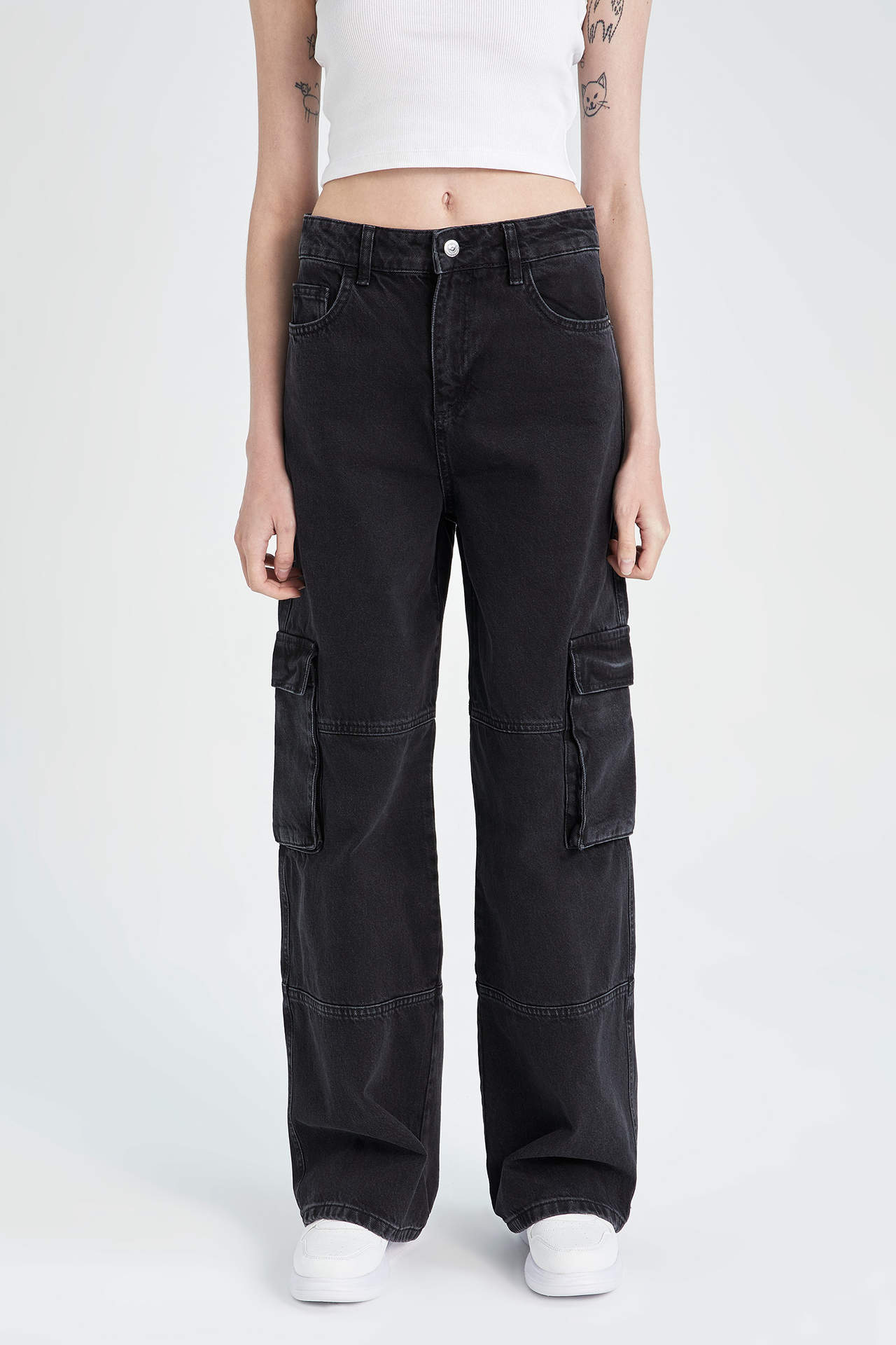 DEFACTO Straight Fit Cargo Pants