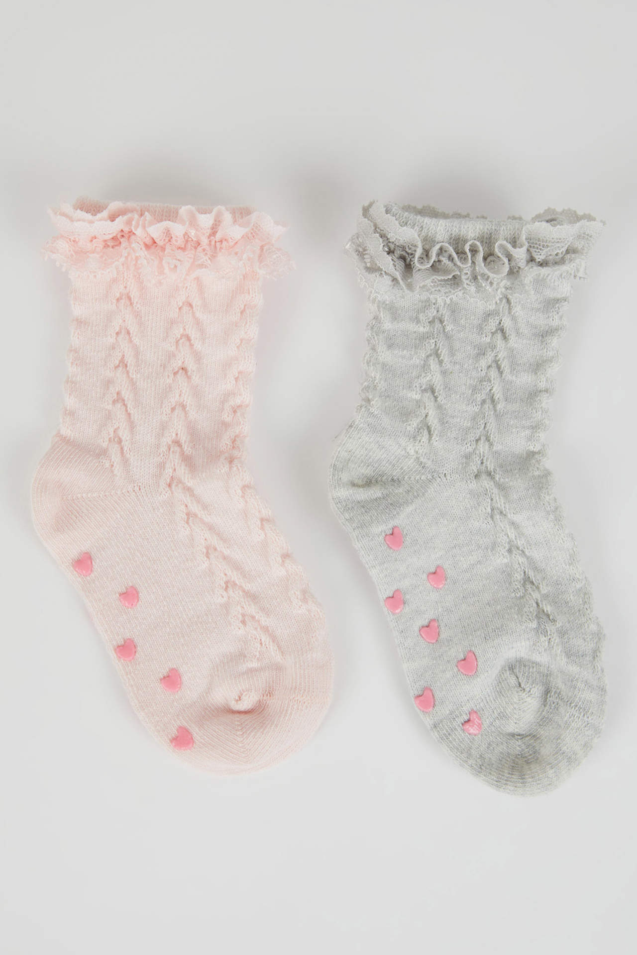 DEFACTO Baby Girl 2-pack Long Socks