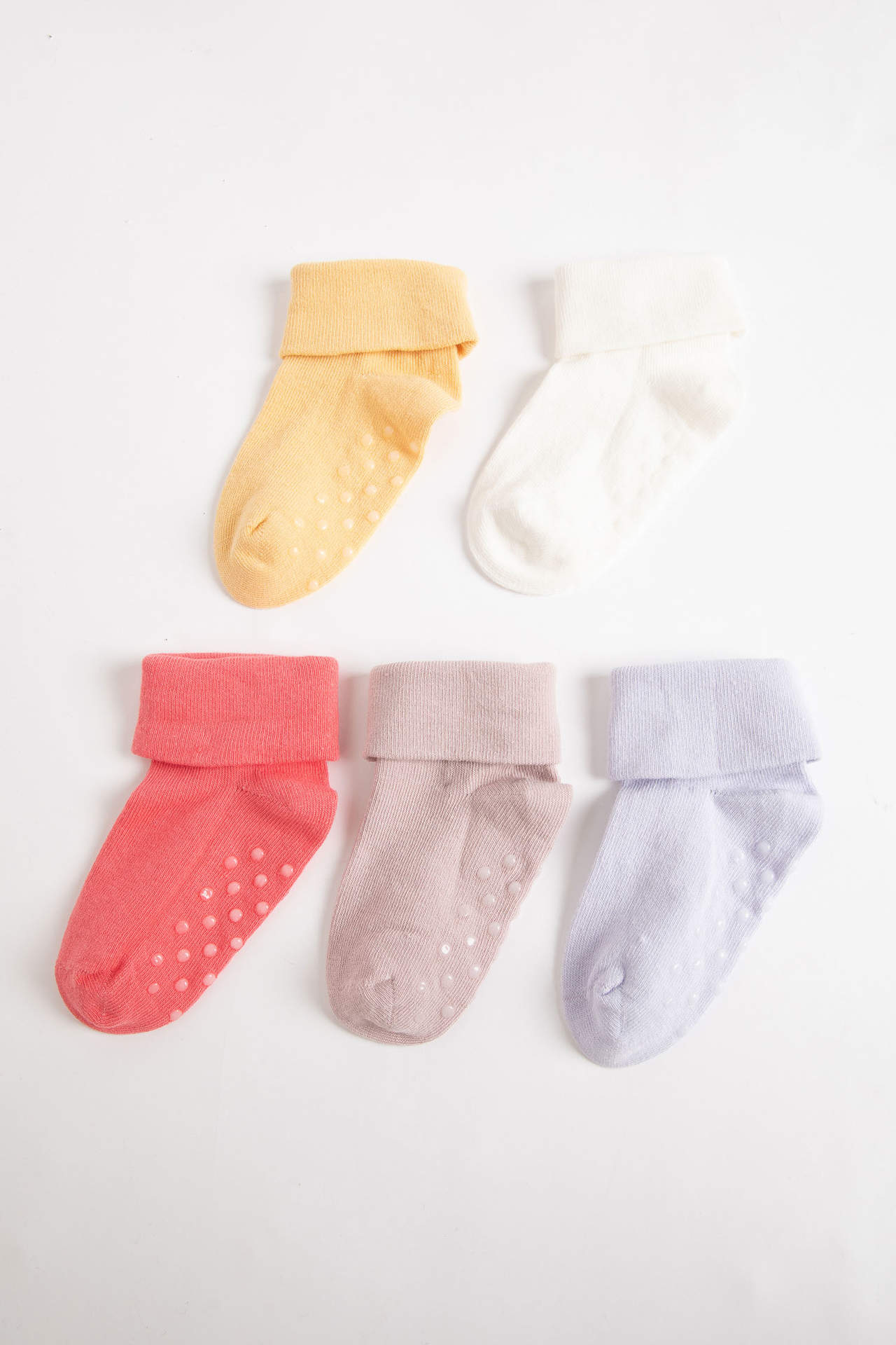 Levně DEFACTO Baby Girl 5 Piece Long sock