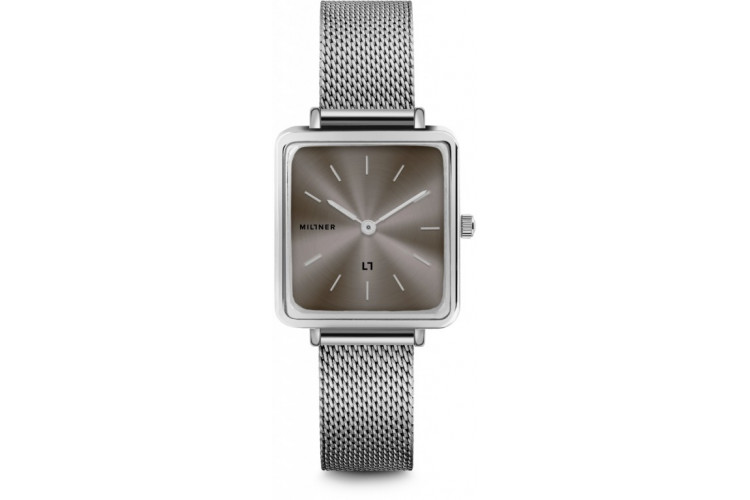 Levně Dámské hodinky s nerezovým páskem ve stříbrné barvě Millner Royal