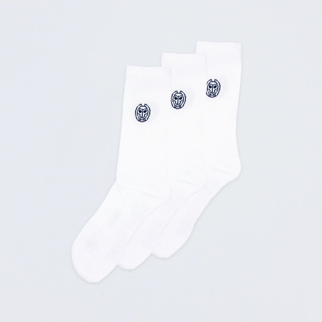 Ponožky BIDI BADU  Don Carlito Crew Move Socks 3 Pack White EUR 39-42