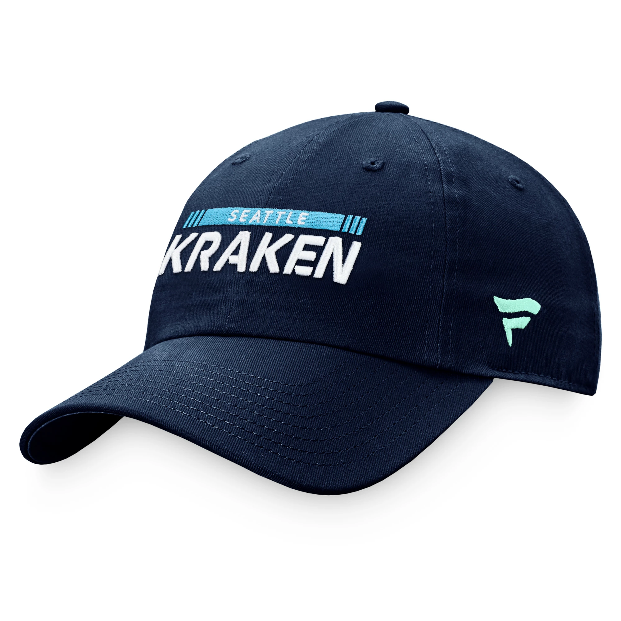 Fanatics Authentic Pro Game & Train Unstr Adjustable Seattle Kraken Men's Cap