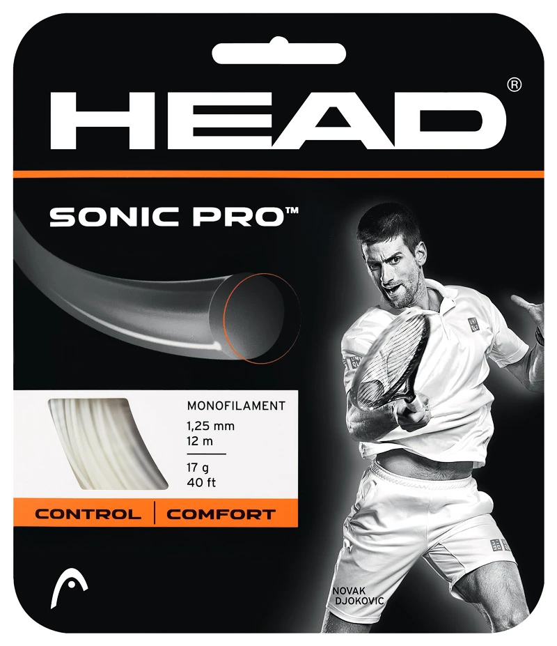 Tenisový výplet Head  Sonic Pro White (12 m)  1,25 mm