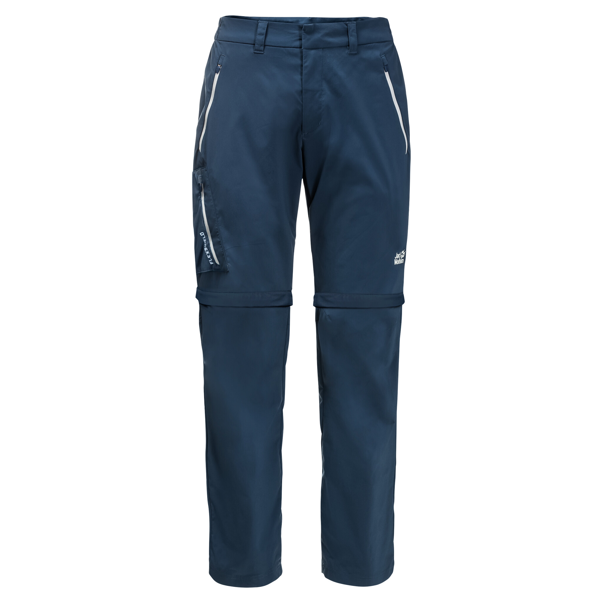 Pánské kalhoty Jack Wolfskin  Overland Zip Away Thunder Blue