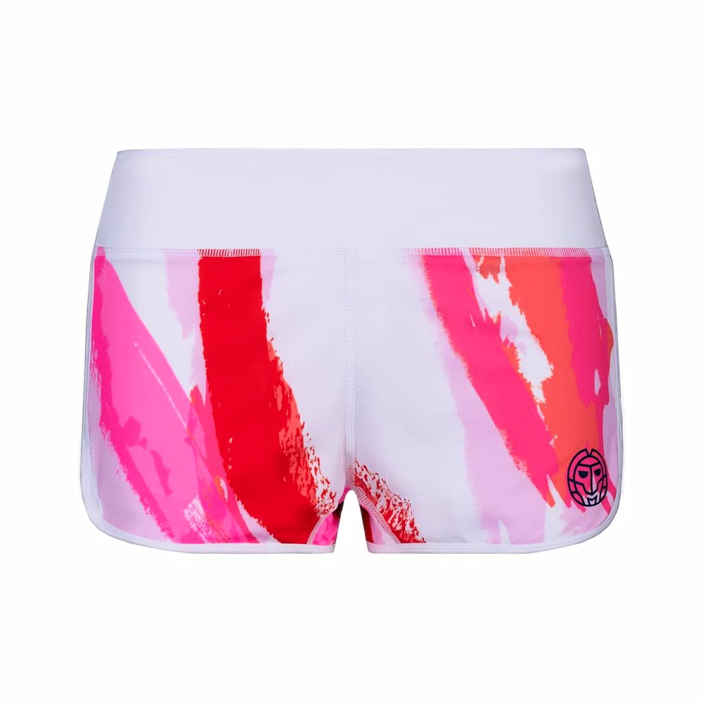 Women's Shorts BIDI BADU Hulda Tech 2 In 1 Shorts White/Red L