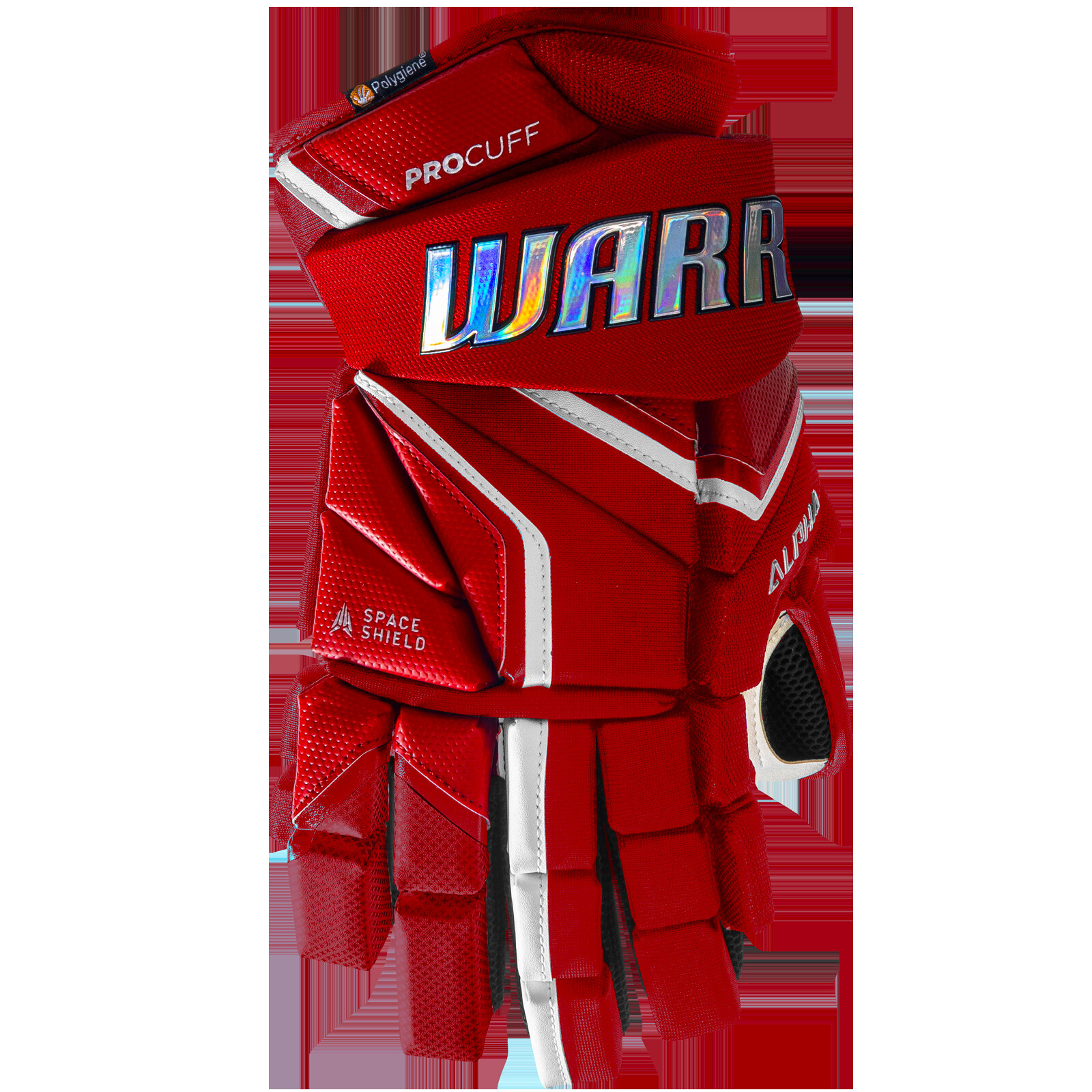 Hokejové rukavice Warrior Alpha LX2 Pro Red Junior 12 palců