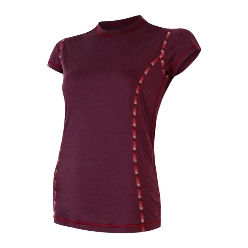 Women's T-shirt Sensor Merino Air Port Red
