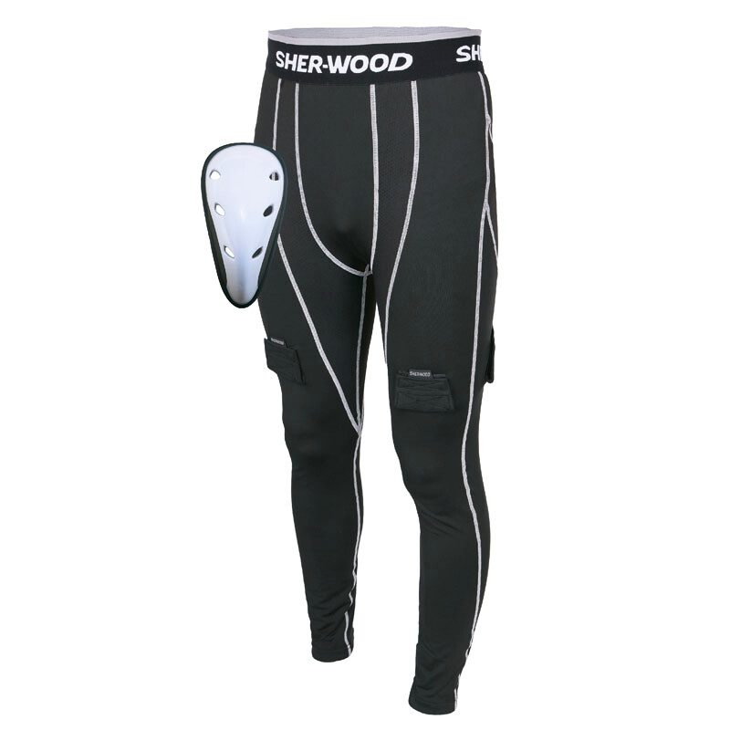 Kalhoty se suspenzorem Sher-Wood Compression Jock Pant SR, S