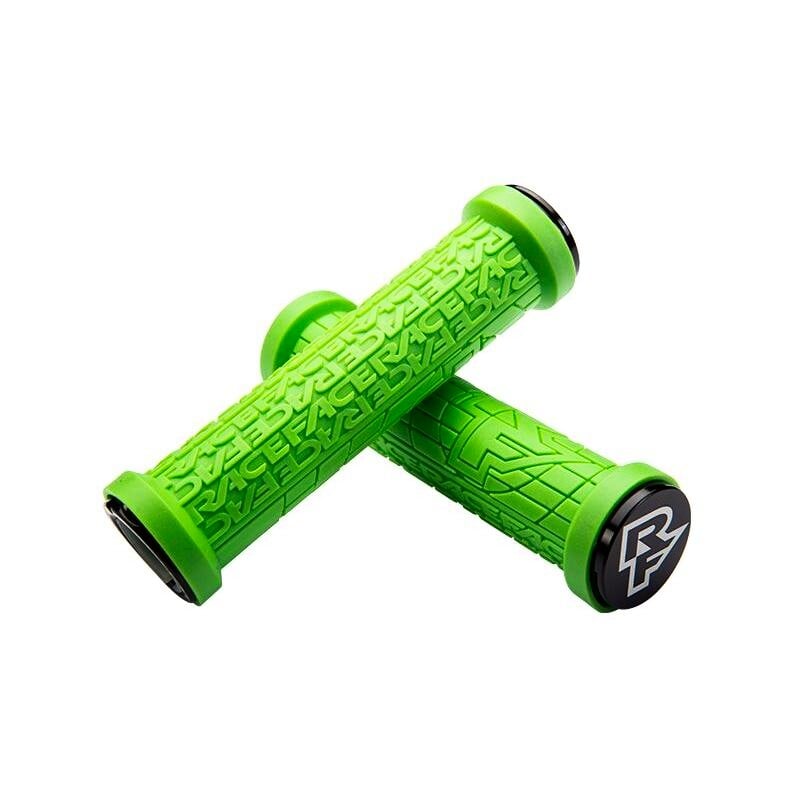 Race Face Grippler handlebar grips, 30mm, Lock On, green