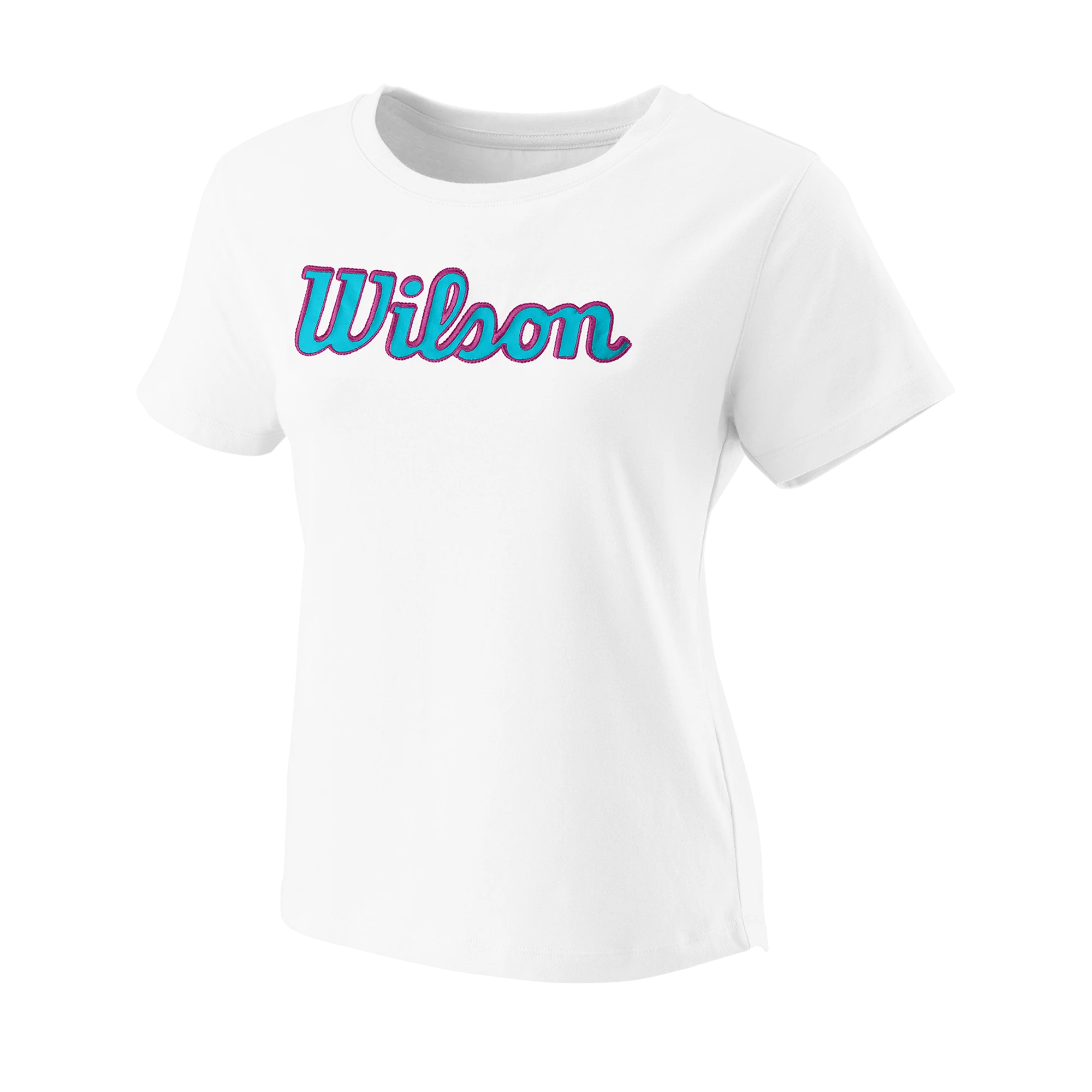 Levně Dámské tričko Wilson Script Eco Cotton Tee W White M