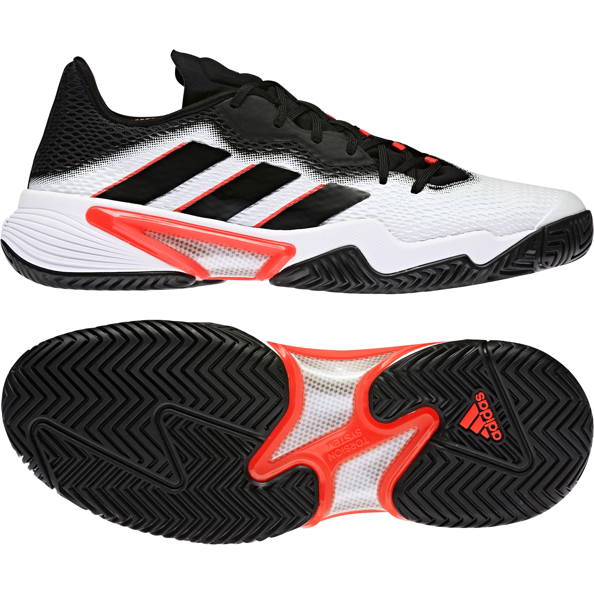 Men's Tennis Shoes adidas Barricade M White/Black EUR 42