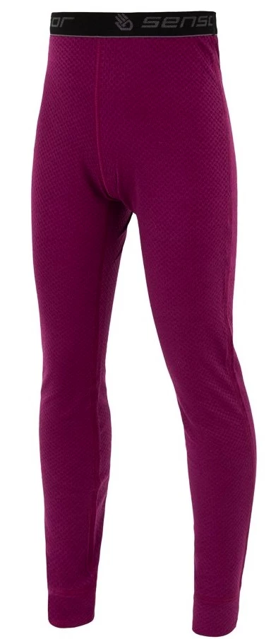 Sensor Merino DF lilac junior bottoms, 150 cm