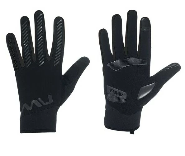 Levně Pánské cyklistické rukavice NorthWave Active Gel Glove Black