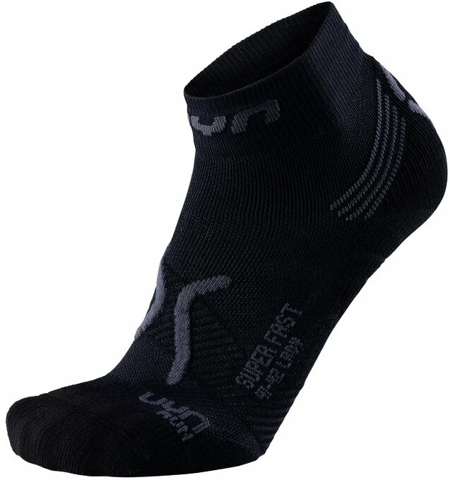 Dámské Ponožky UYN  RUN SUPER FAST SOCKS Black/Anthracite