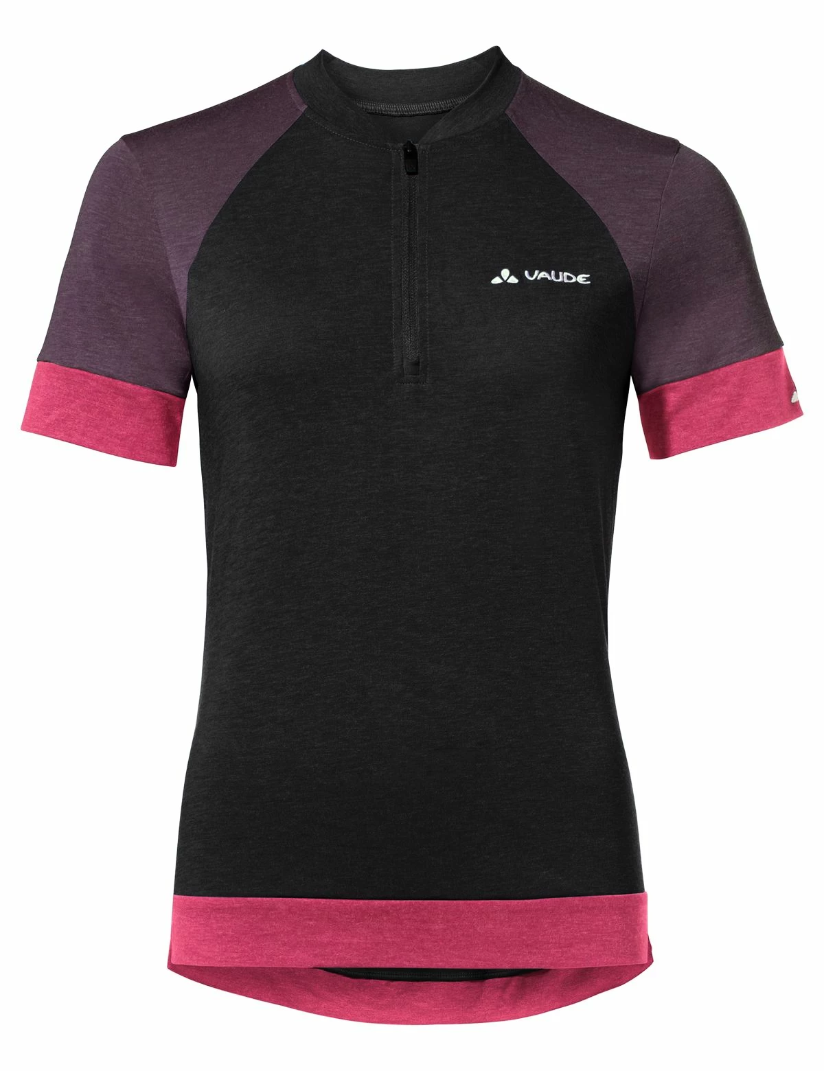 Women's cycling jersey VAUDE Altissimo Q-Zip Shirt Black 38