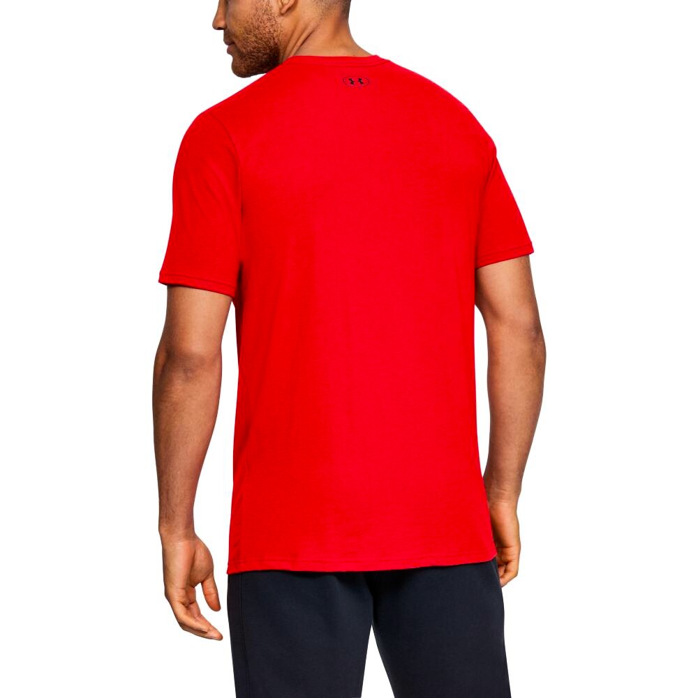 Pánské Tričko Under Armour  Foundation SS T Red M