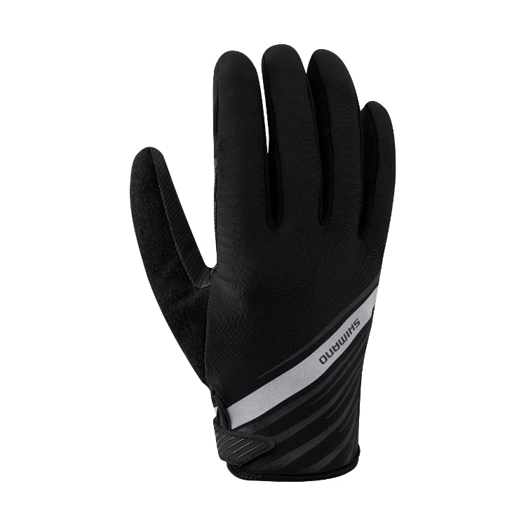 Cycling Gloves Shimano Long Black