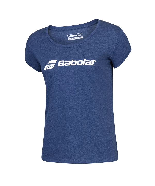 Dámské tričko Babolat  Exercise Tee Blue S