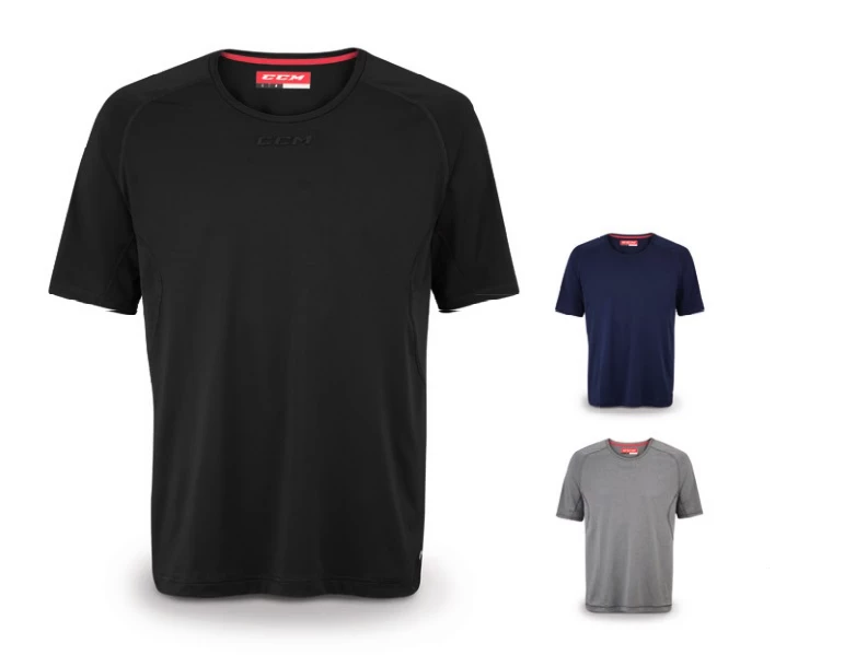 Pánské Tričko CCM  SS Premium Training Tee Dark Grey