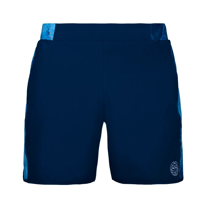 Levně Pánské šortky BIDI BADU Adnan 7in Tech Shorts Dark Blue Aqua XXL