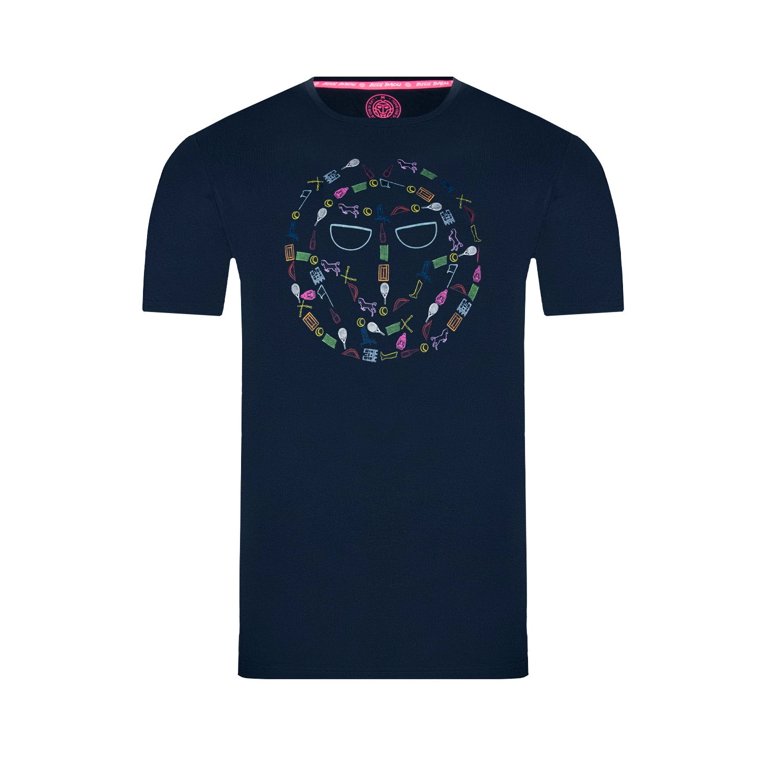 Dětské tričko BIDI BADU  Baszon Lifestyle Tee Dark Blue, Mixed 152 cm